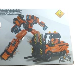 New Engineering Building Block Set Florklift Tranforms Robot 452 Pcs Boy Gift